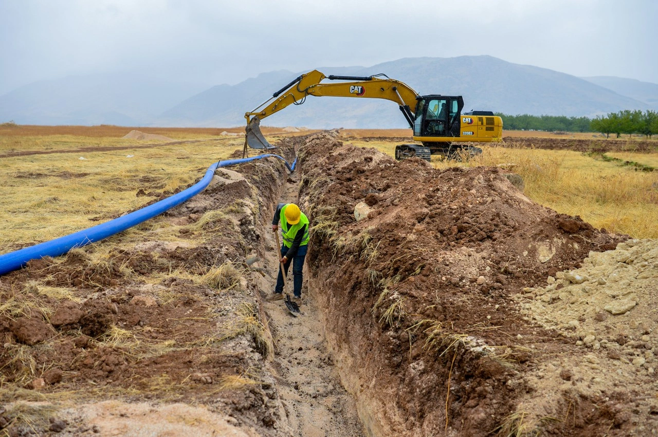 Akçadağ Ören'e 3 bın 600 metre Altyapı 