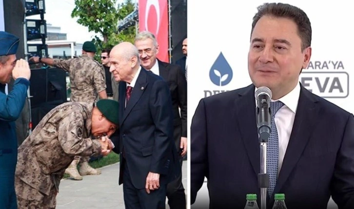 Ali Babacan'dan Bahçeli'ye 'el öptürme' tepkisi: 'Bakın bu basit bir hadise