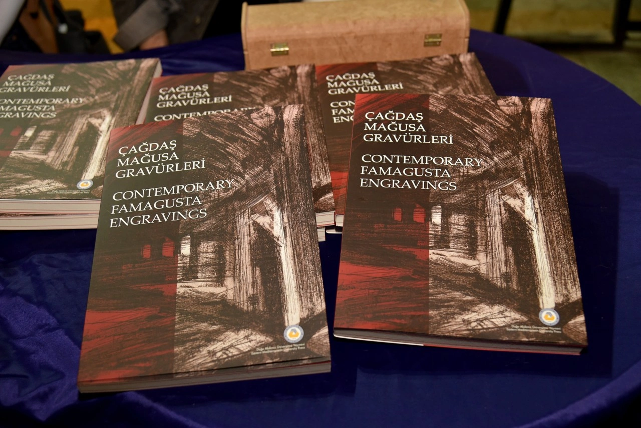 “Çağdaş Mağusa Gravürleri” isimli kitap sanatseverlere tanıtıldı