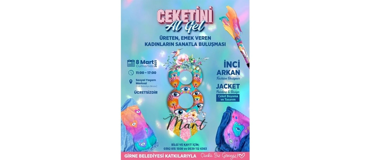 “Ceketini Al Da Gel“ sanat çalışması hayat buluyor