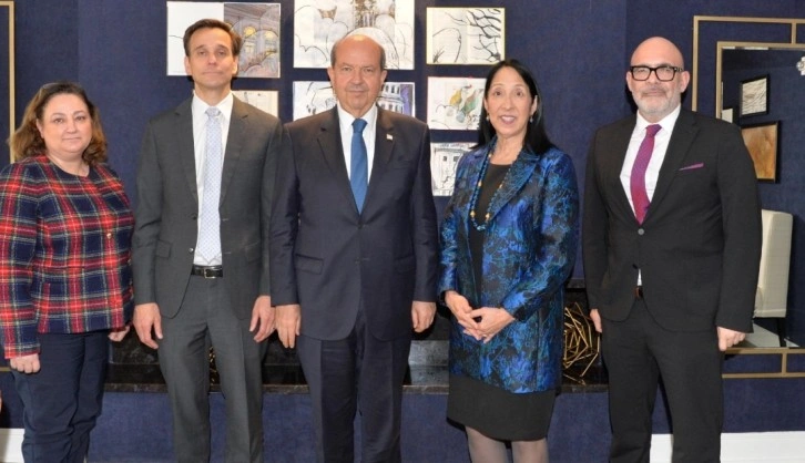 Cumhurbaşkanı Ersin Tatar, ABD Dışişleri Bakanlığından yetkililerle görüştü