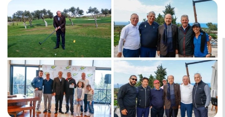 Cumhurbaşkanı Tatar, golf kupası ödül törenine katıldı