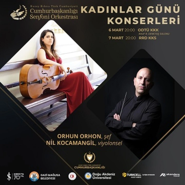 Cumhurbaşkanlığı Senfoni Orkestrası'ndan Dünya Kadınlar Günü konserleri