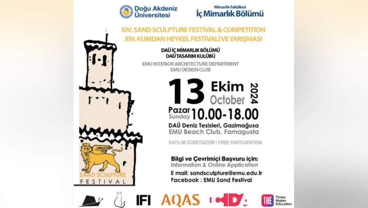 DAÜ 14.Kumdan Heykel Festivali ve Yarışması Pazar günü yapılacak