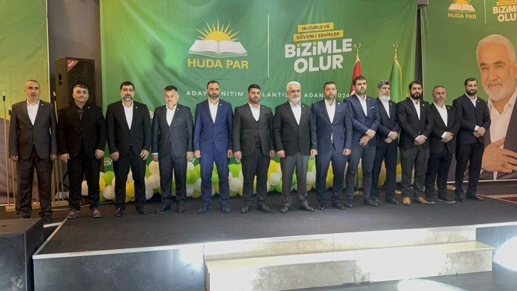 HÜDA PAR 3'ü büyükşehir 57 belediye başkan adayını açıkladı