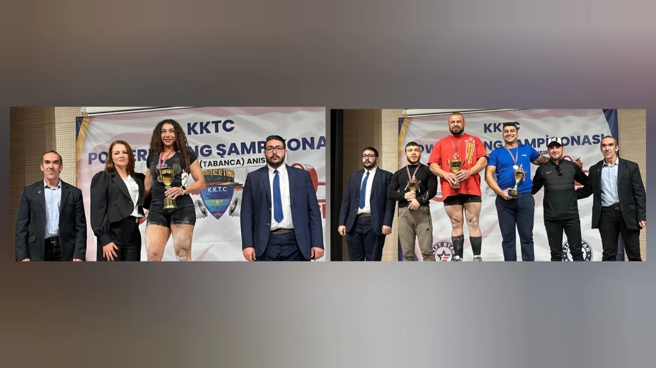 KKTC Powerlifting Şampiyonası ve Milli Takım seçmeleri gerçekleşti