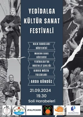 “Yedidalga Kültür Sanat Festivali” cumartesi yapılıyor