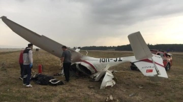 Bursa'da eğitim uçağı düştü, 2 pilot hayatını kaybetti