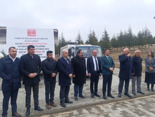 CHP Malatya Milletvekili Veli Ağbaba:“Türkiye Belediyeler Birliği’nden Doğanşehir’e 3 araç”