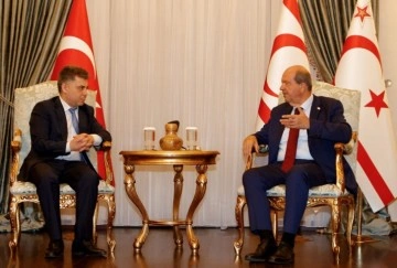 Cumhurbaşkanı Tatar, SANKON Genel Başkanı Cevahiroğlu’nu kabul etti