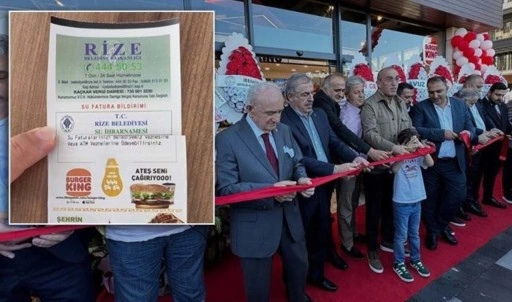 Erdoğan'ın memleketinde 'Burger King' krizi: AKP'li belediye faturaya reklam alm