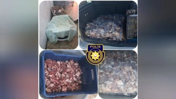 Kaçak et operasyonu: 140 kilo sığır eti ele geçirildi, 2 kişi tutuklandı