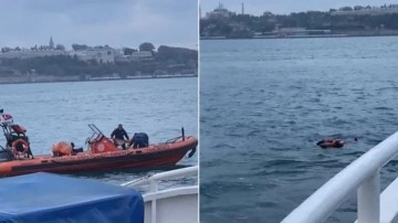 Kadıköy-Beşiktaş seferini yapan vapurdaki yolcu denize düştü!