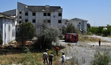 Kırklareli’nde eski hastane bahçesinde yangın paniği!