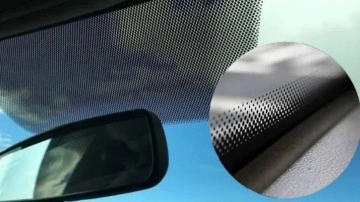 Otomobil camlarındaki siyah noktaların sırrı belli oldu! Meğer o işe yarıyormuş