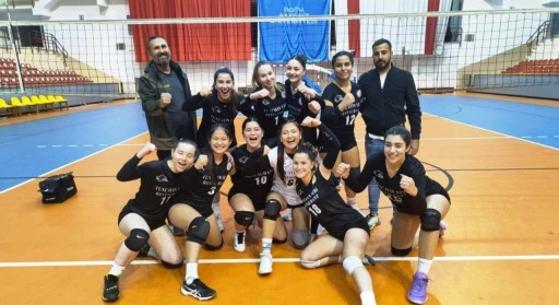 U18 Kızlar Voleybol Lig’i erteleme maçında kazanan Doğu Akdeniz Üniversitesi